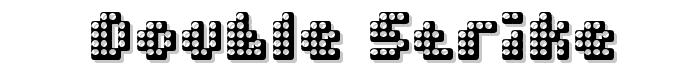 Double Strike font